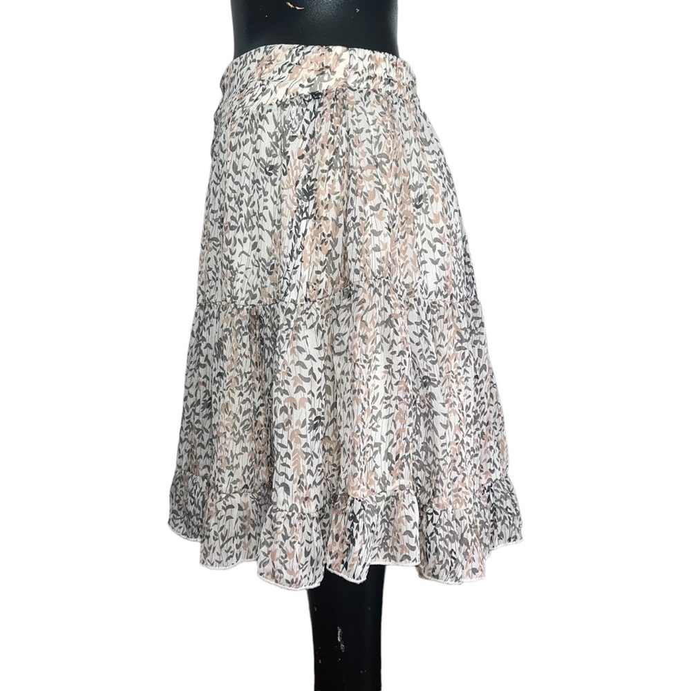 BY TOGETHER WOMEN'S IVORY FLORAL PRINT SKIRT - Picture 9 of 16
